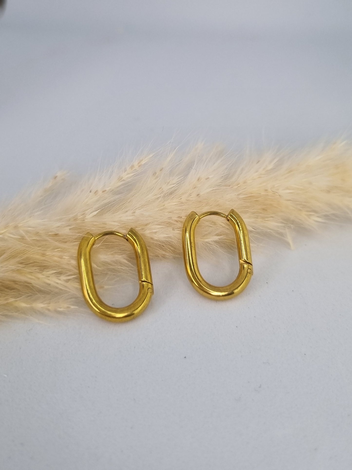 KEREN - Boucles d'oreilles petites créoles ovale