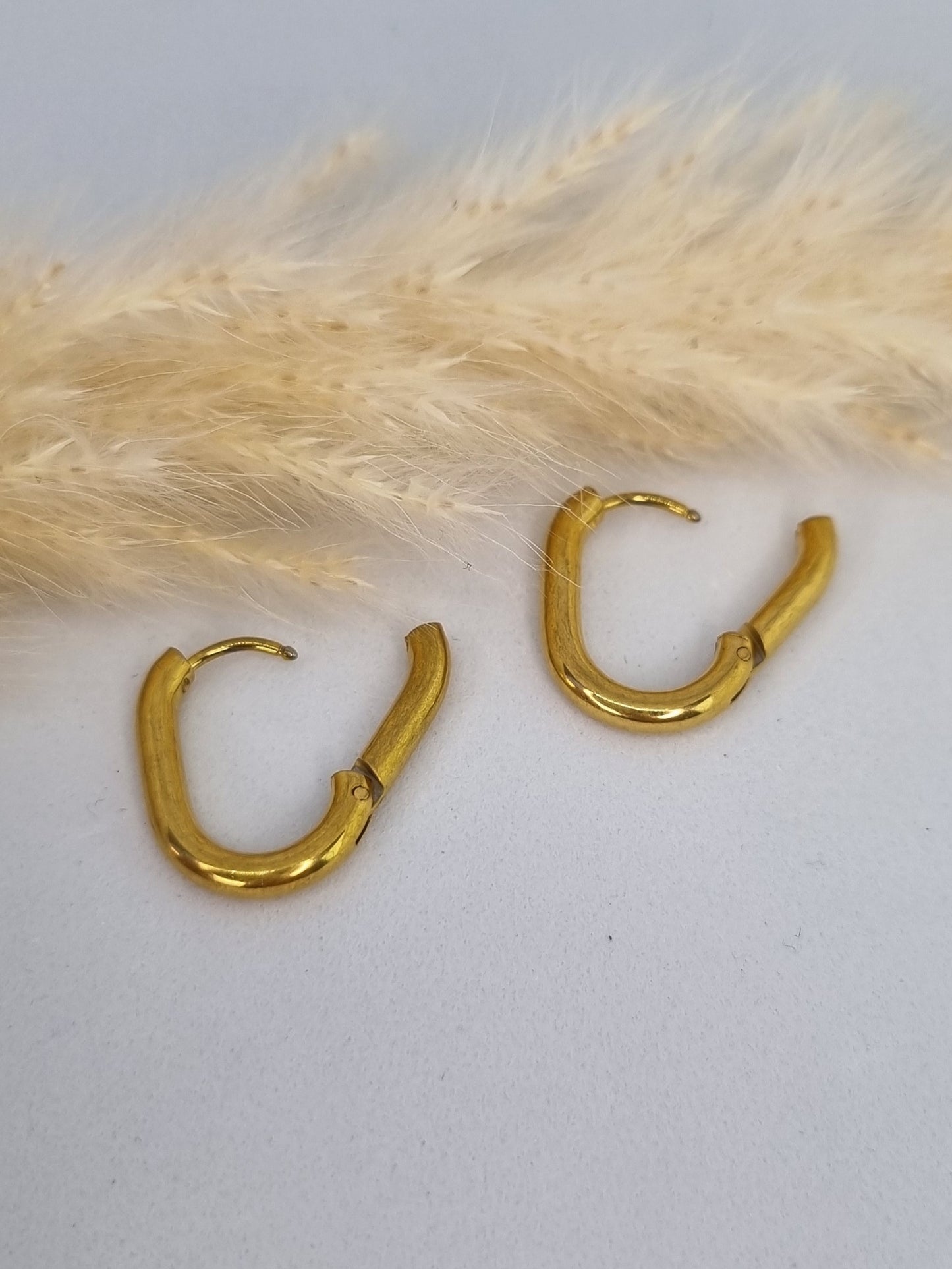 KEREN - Boucles d'oreilles petites créoles ovale