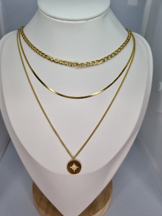 ALOISIA - Collier 3 rangs