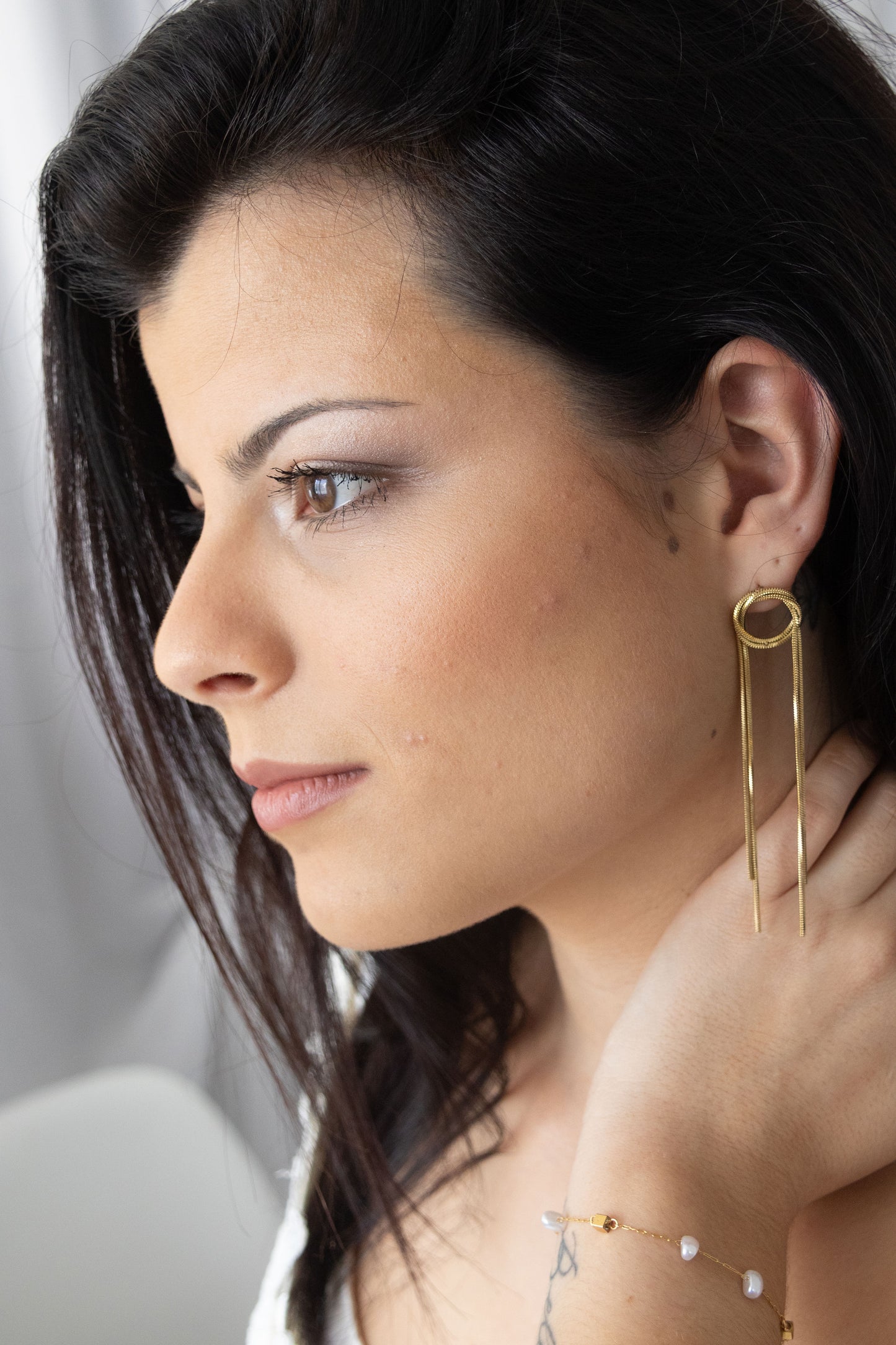 KINSEY - Boucles d'oreilles pendantes