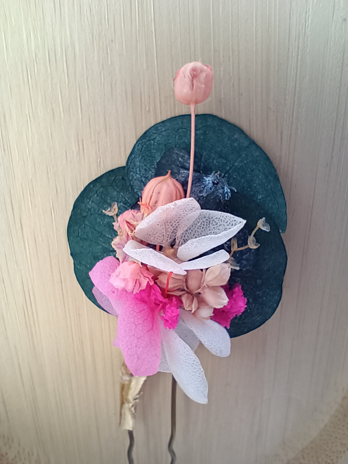 Epingle à Cheveux en Fleurs Séchées