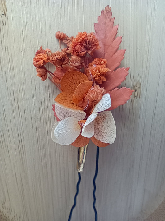 Epingle à Cheveux en Fleurs Séchées