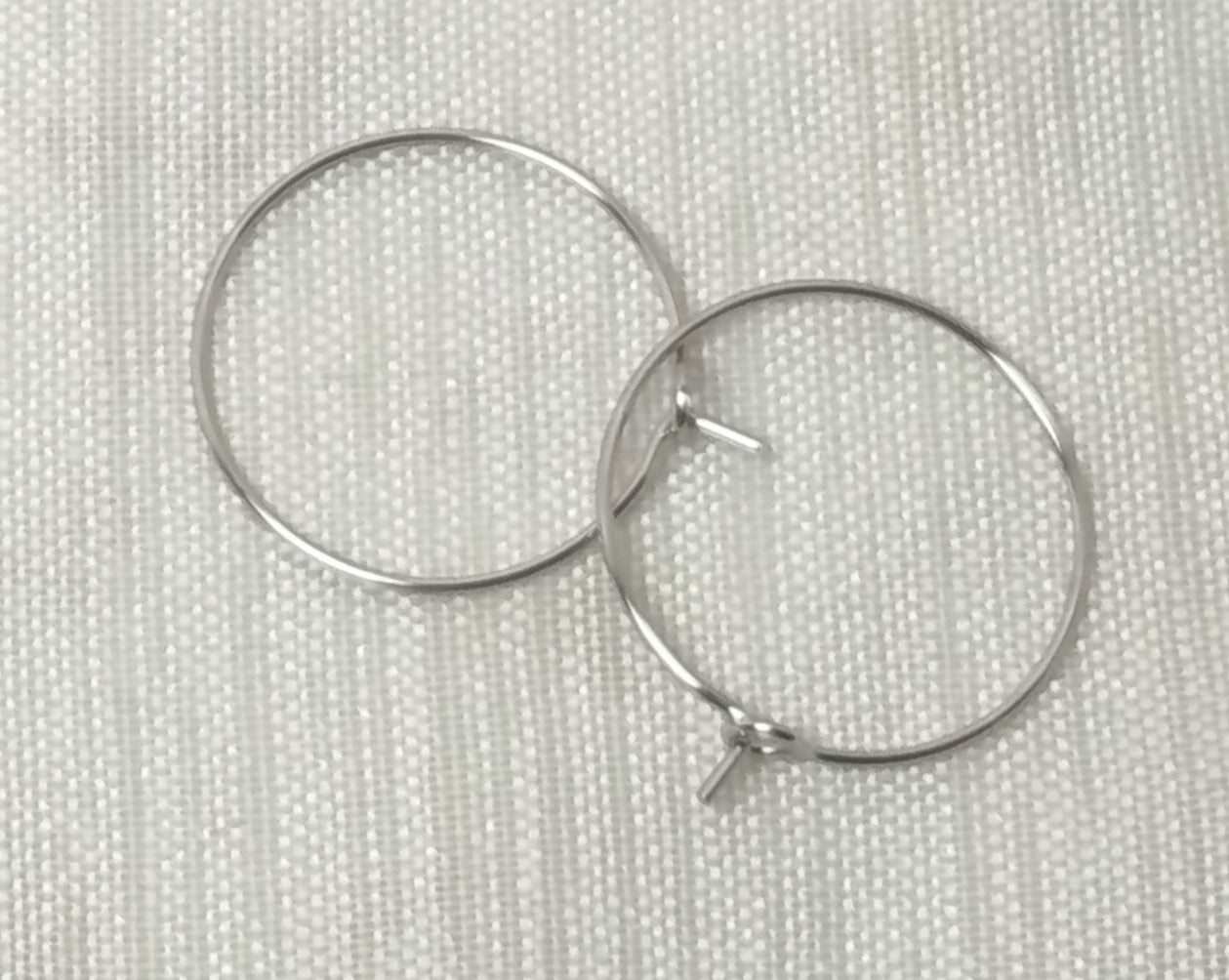 Support pampille – Acier inoxydable argenté & doré