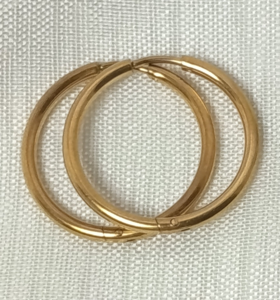 Support pampille – Acier inoxydable argenté & doré