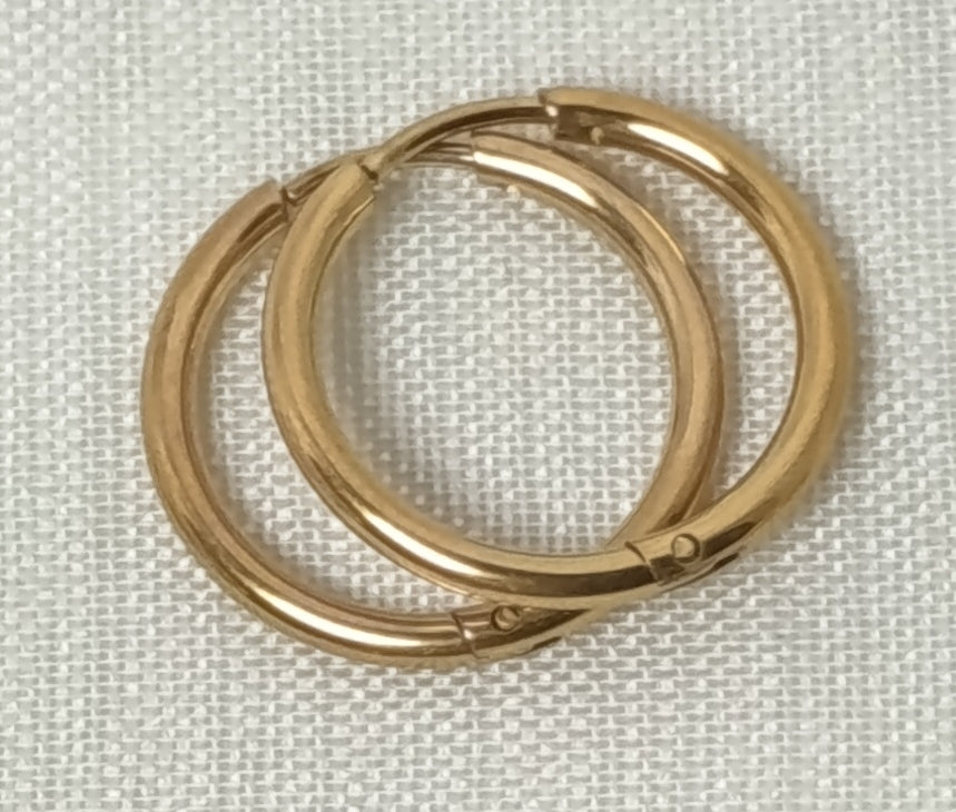 Support pampille – Acier inoxydable argenté & doré